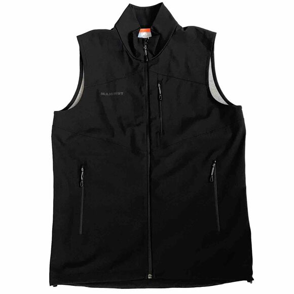 Mammut Mens Corporate Softshell Vest Size M Black - Picture 1 of 5